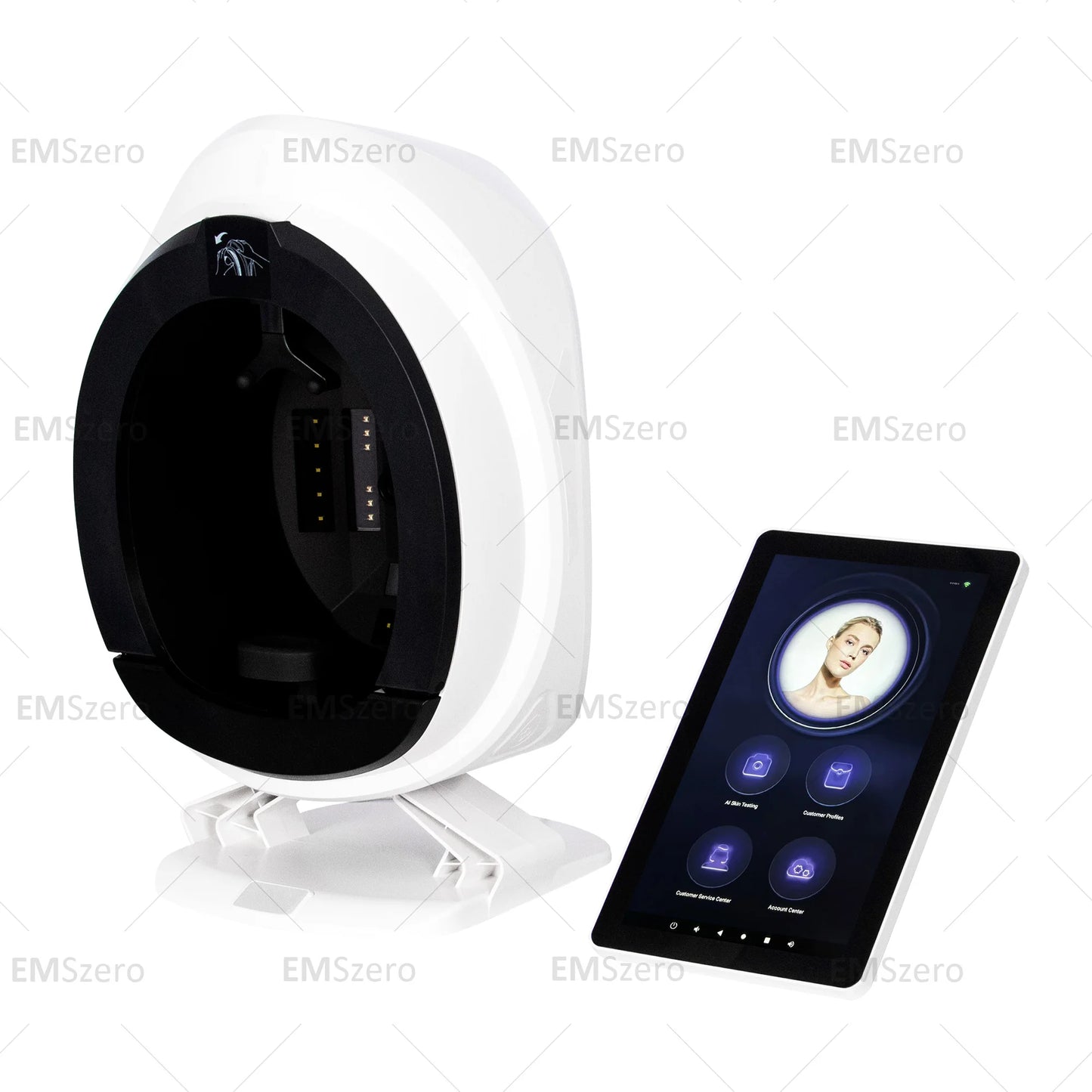 The best smart facial skin detection and analysis beauty instrument.Skin scan analysis anti-aging instrument