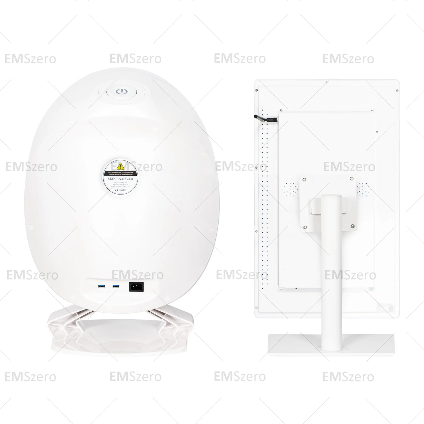 AISIA Q2 48 Million Pixel Smart AI Facial Skin Analysis Detector 3 Camera 8 Spectrum UV RGB Quantum 3D Dermal Detection