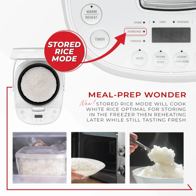 CUCKOO CR-0605F 6-Cup (Uncooked) / 12-Cup (Cooked) Micom Rice Cooker with Nonstick Inner Pot, 13 Menu Options