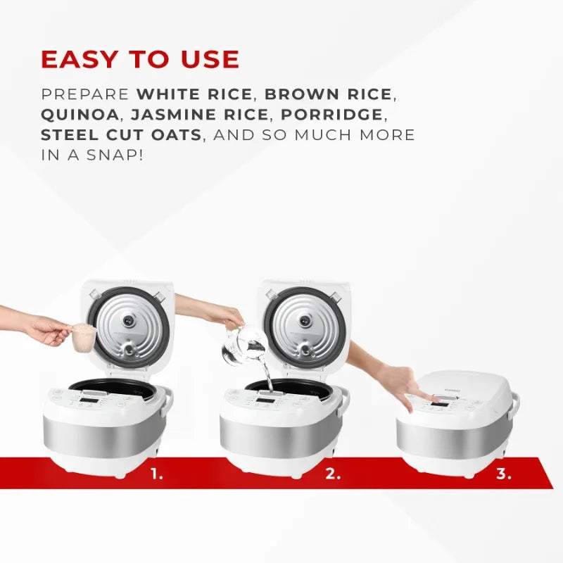 CUCKOO CR-0605F 6-Cup (Uncooked) / 12-Cup (Cooked) Micom Rice Cooker with Nonstick Inner Pot, 13 Menu Options