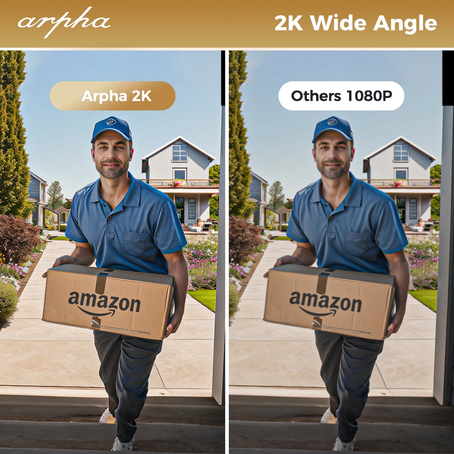 Arpha Smart Lock AL501 All-in-One WiFi Smart Door Lock 6 in 1 Video Camera with Doorbell Fingerprint Keyless 32GB Digital Keypad