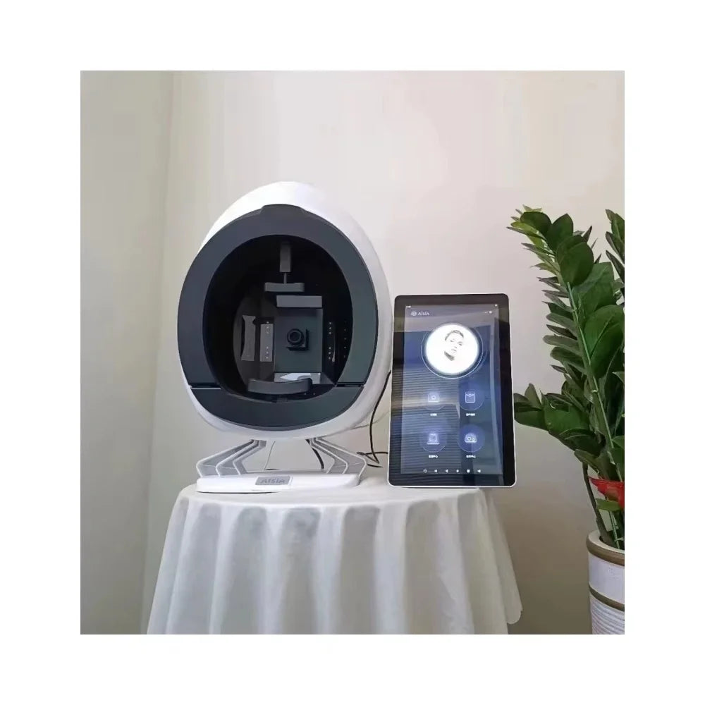 AISIA Q2 48 Million Pixel Smart AI Facial Skin Analysis Detector 3 Camera 8 Spectrum UV RGB Quantum 3D Dermal Detection